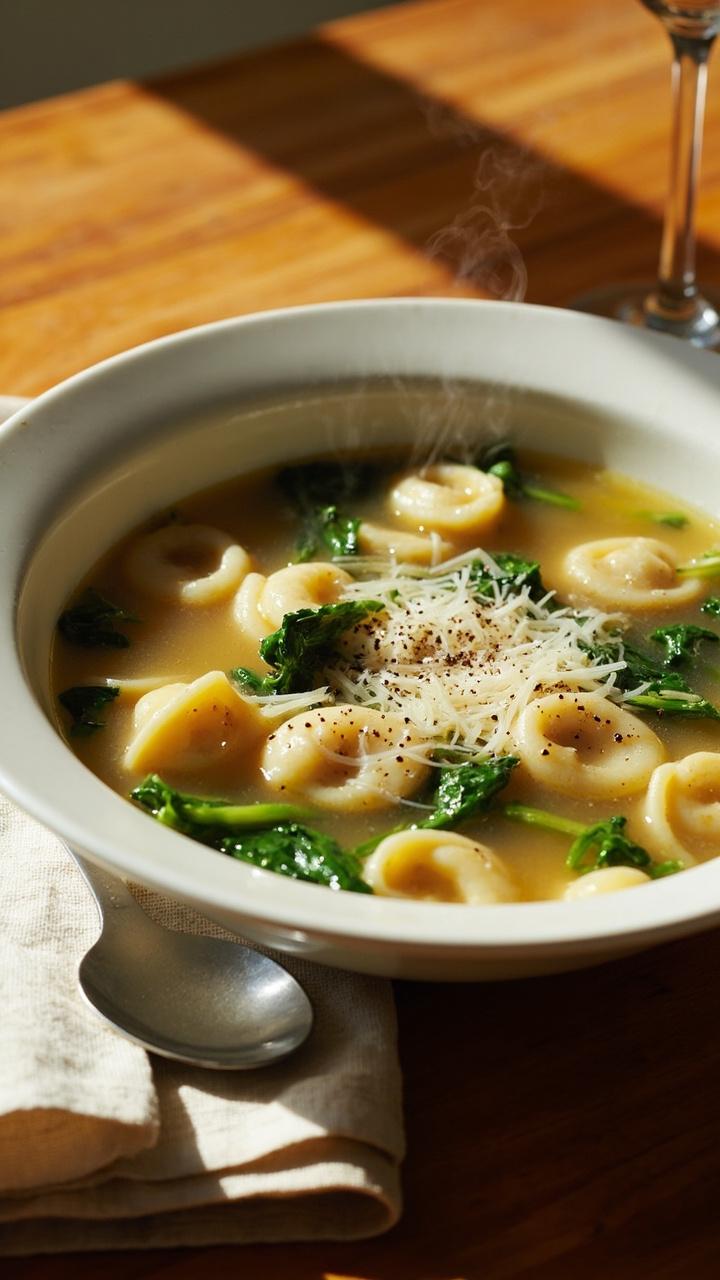 Cheese Tortellini Soup