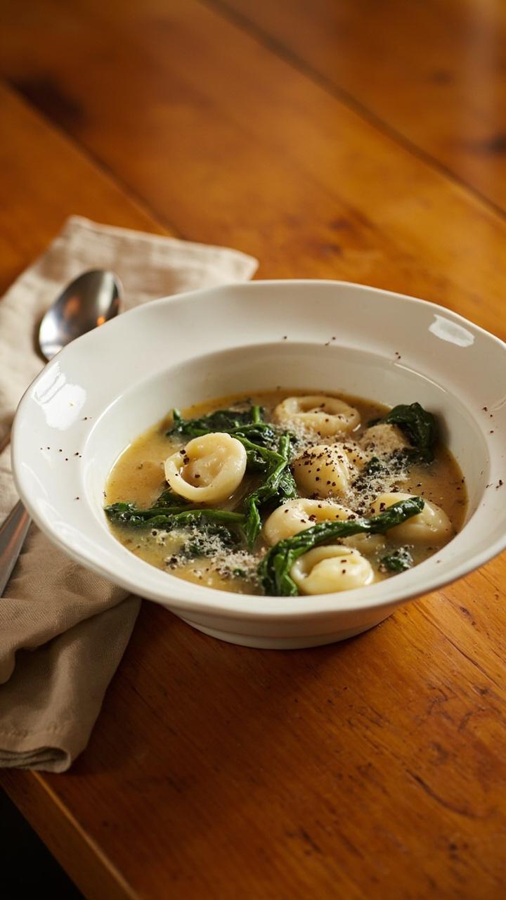 Cheese Tortellini Soup