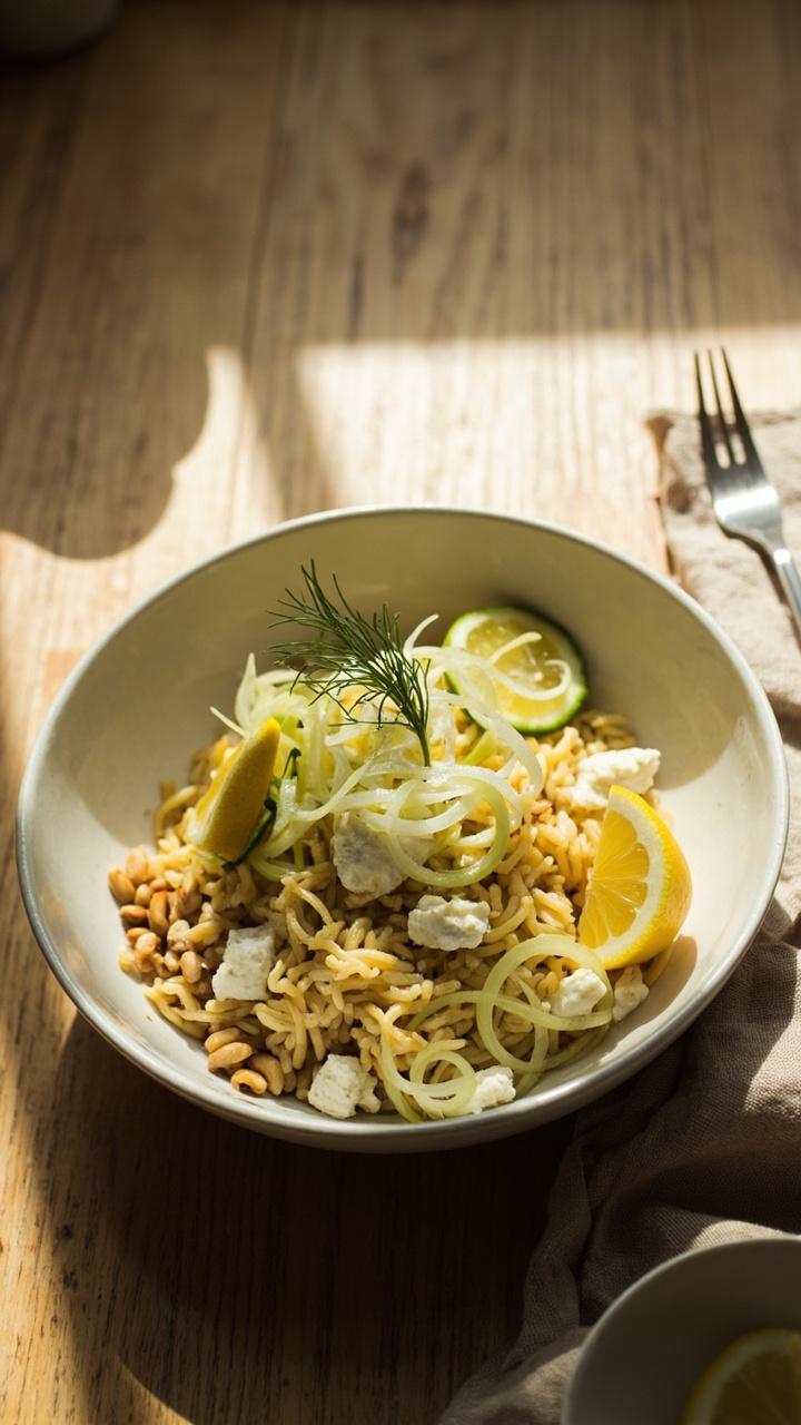 Lemon Orzo Salad