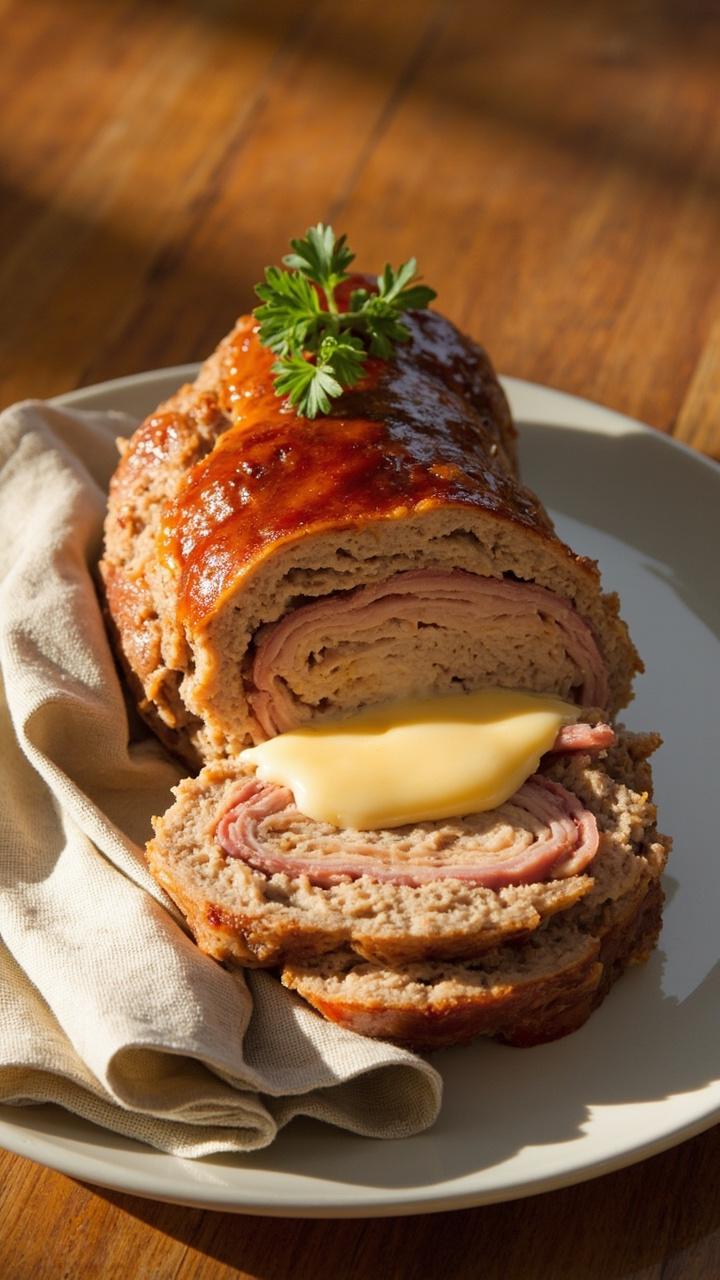 Chicken Cordon Bleu Meatloaf