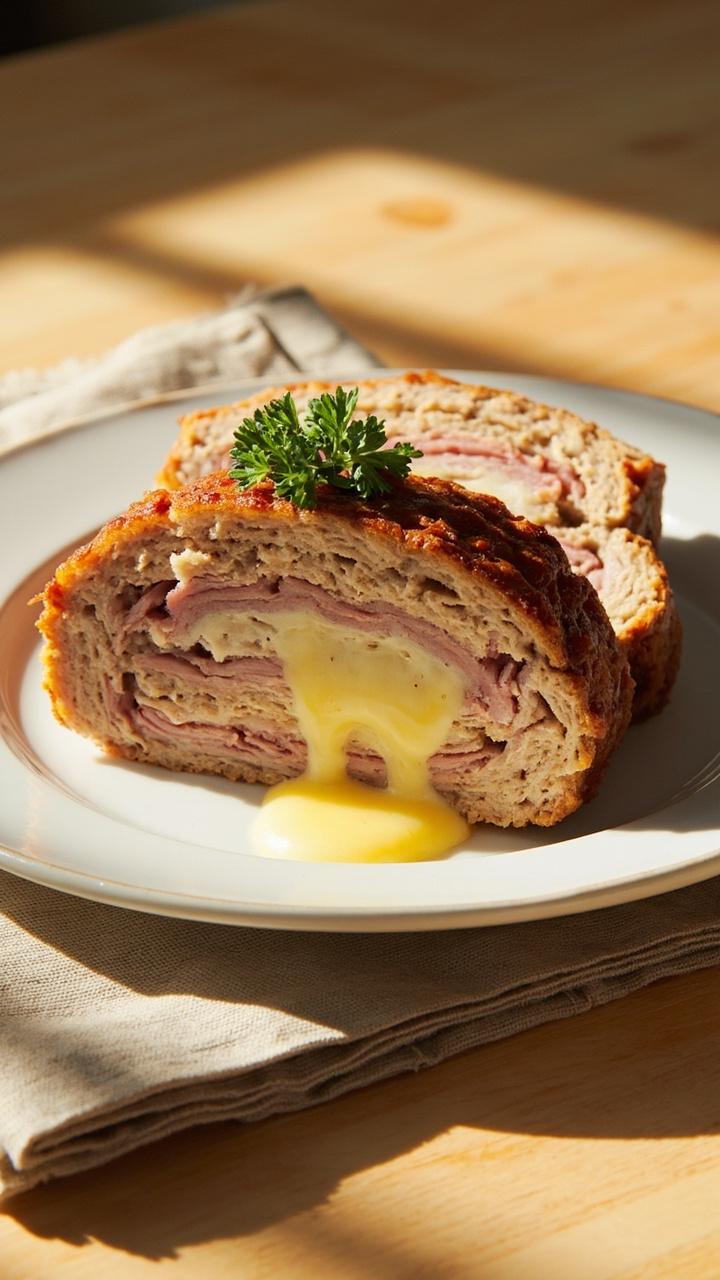 Chicken Cordon Bleu Meatloaf