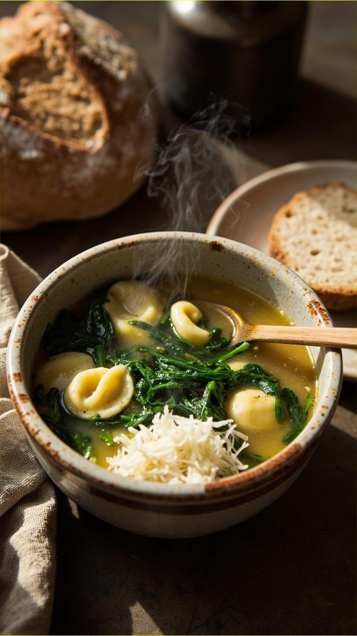Spinach Tortellini Soup