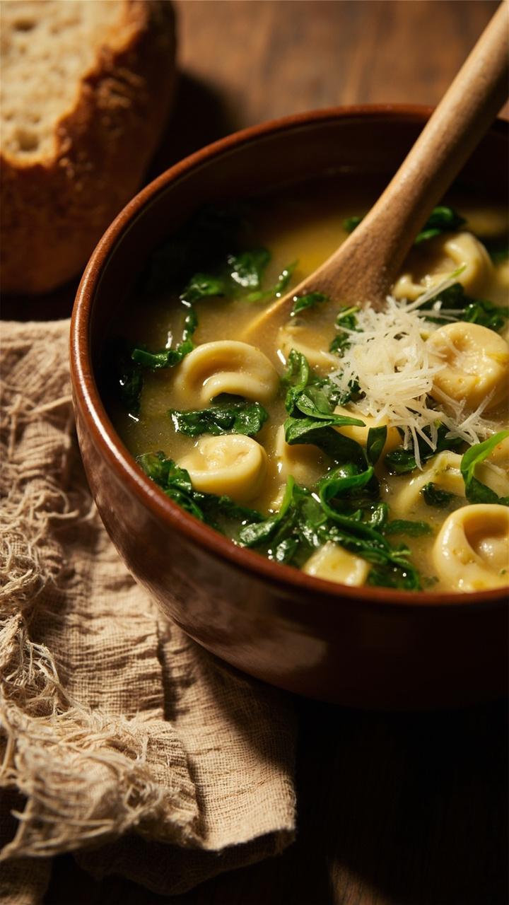 Spinach Tortellini Soup