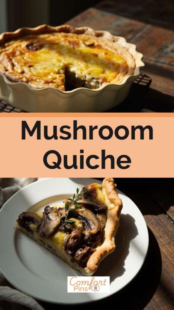 Mushroom Quiche