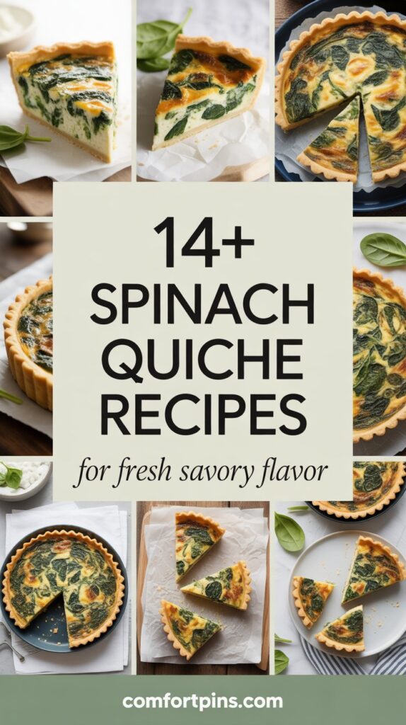 14+ Spinach Quiche Recipes for Fresh Savory Flavor