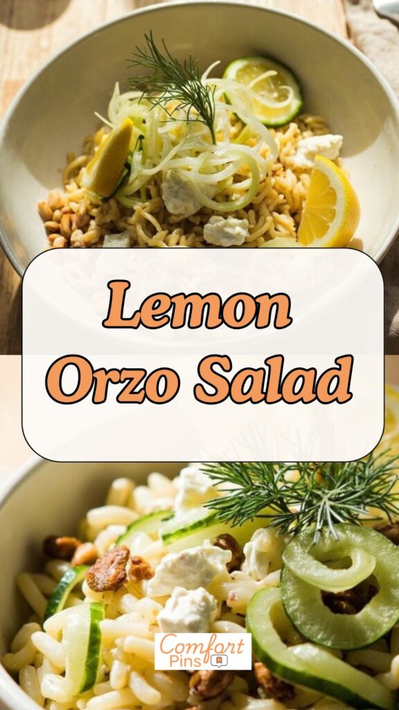 Lemon Orzo Salad