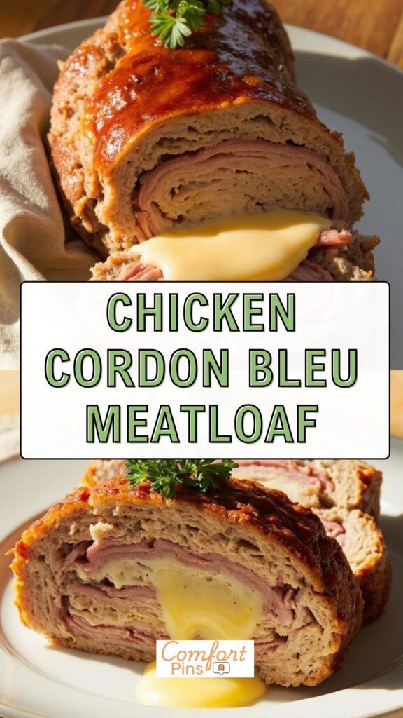 Chicken Cordon Bleu Meatloaf