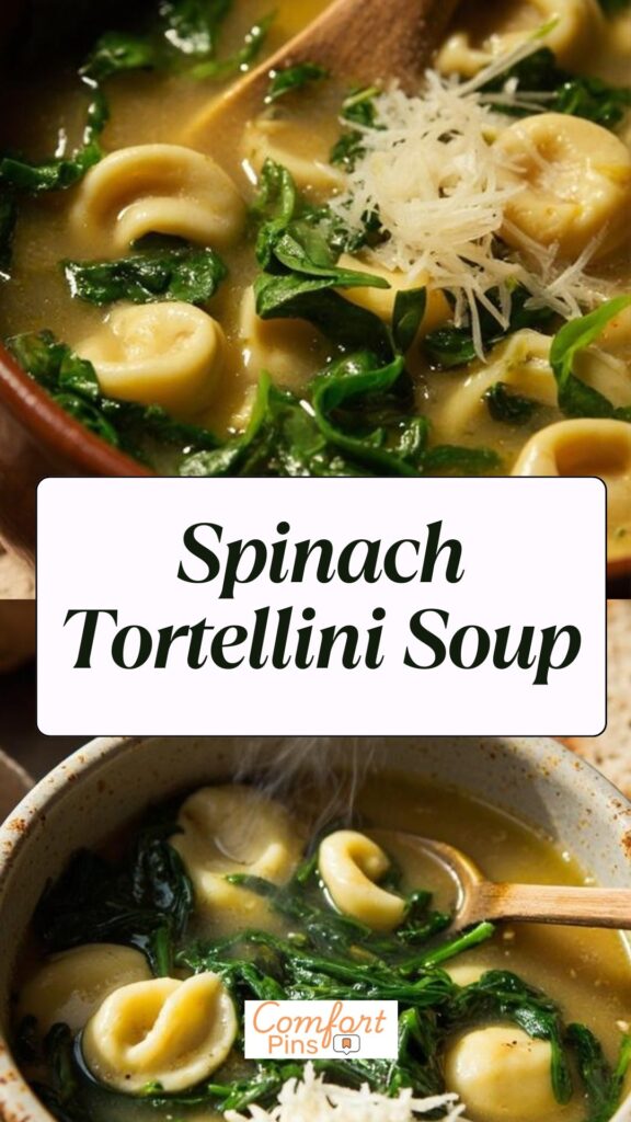 Spinach Tortellini Soup