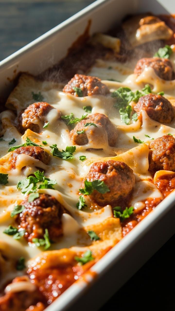 Meatball Sub Casserole