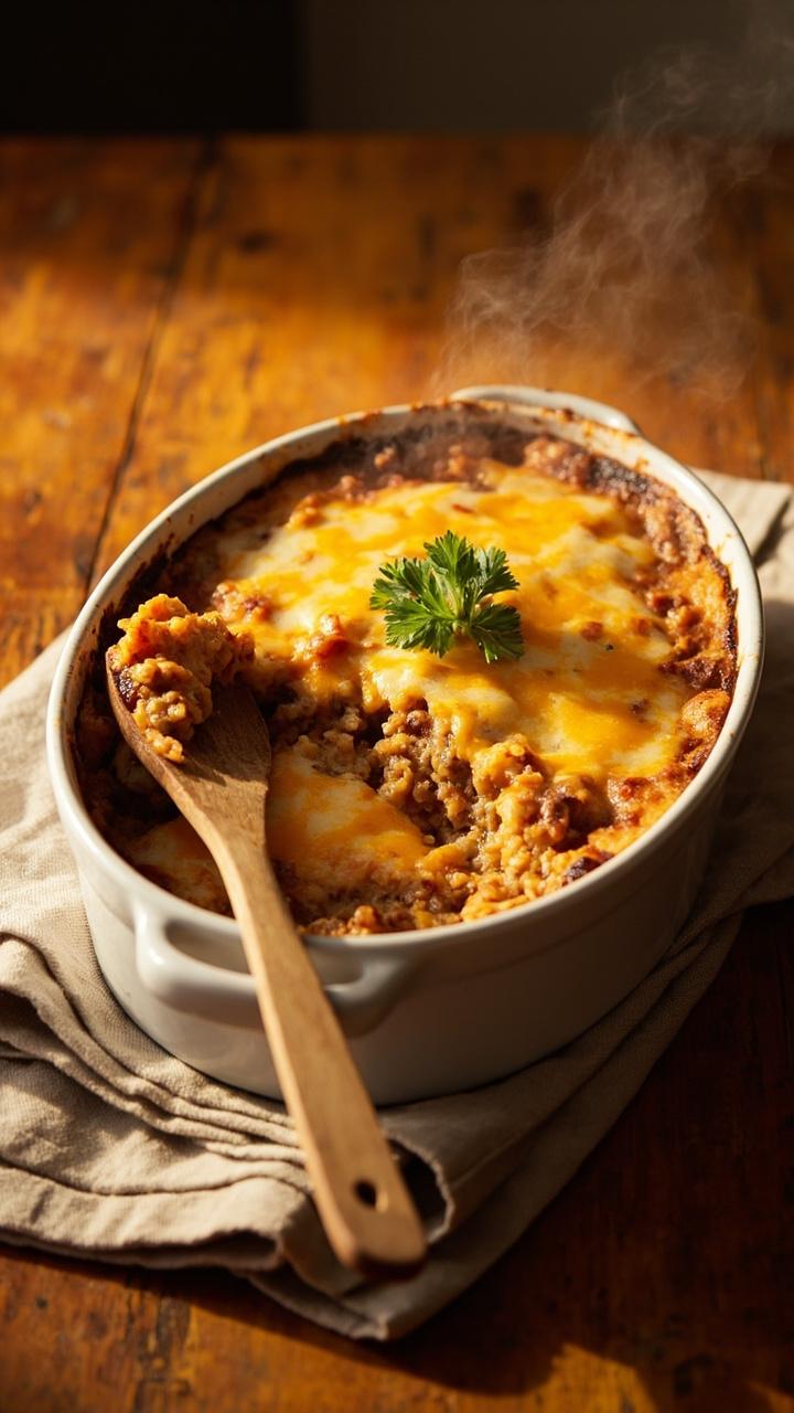 Hamburger Rice Casserole