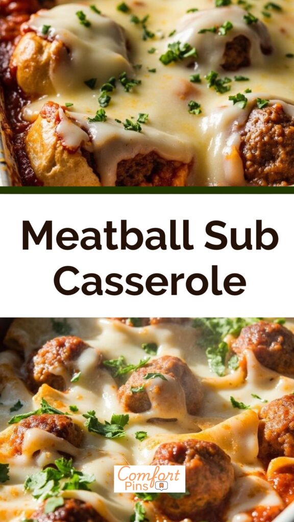 Meatball Sub Casserole Meatball Sub Casserole