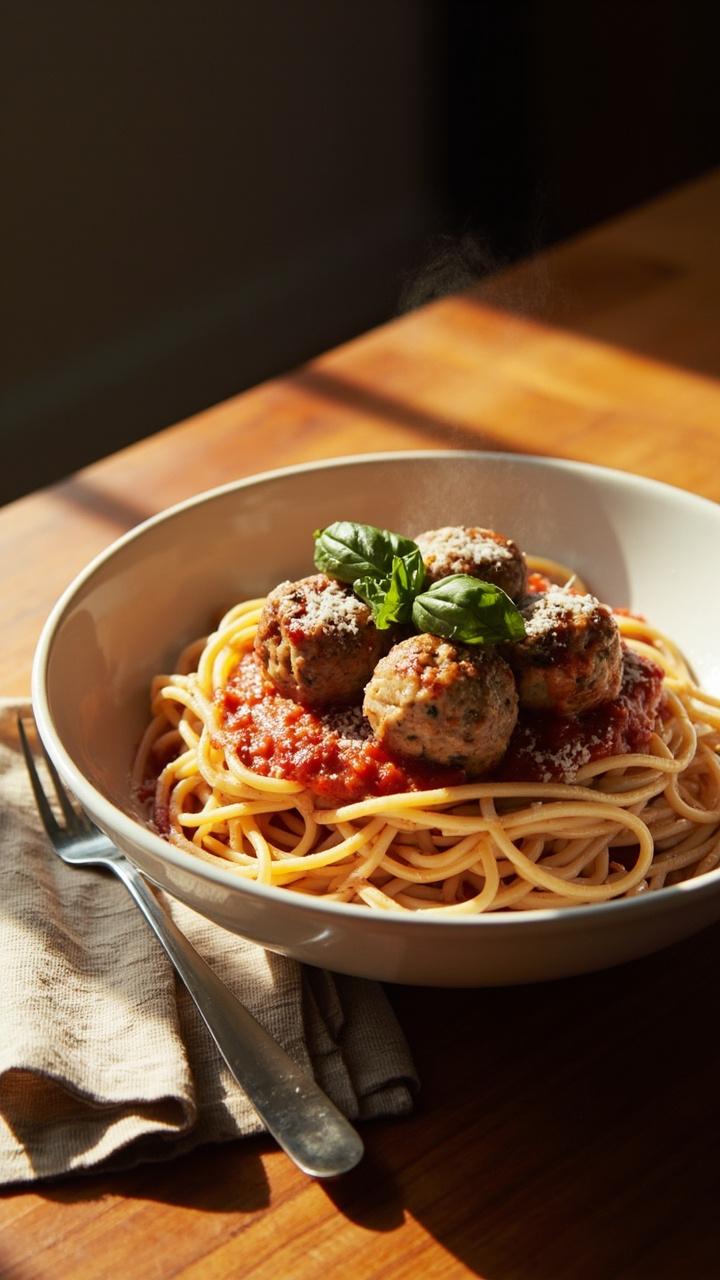 Chicken Meatball Dinner