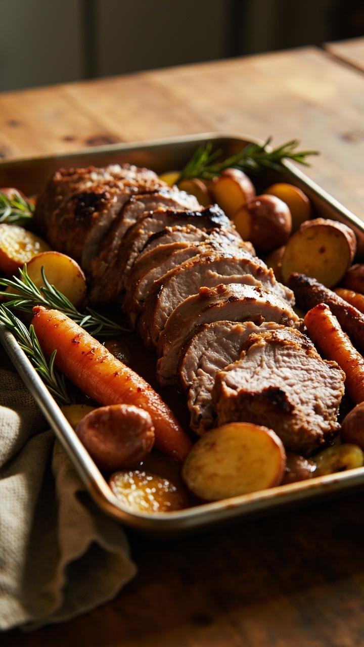 Sheet Pan Pork Tenderloin