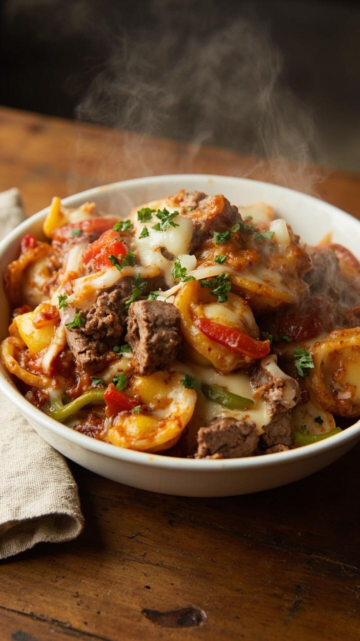 Philly Cheese Steak Tortellini