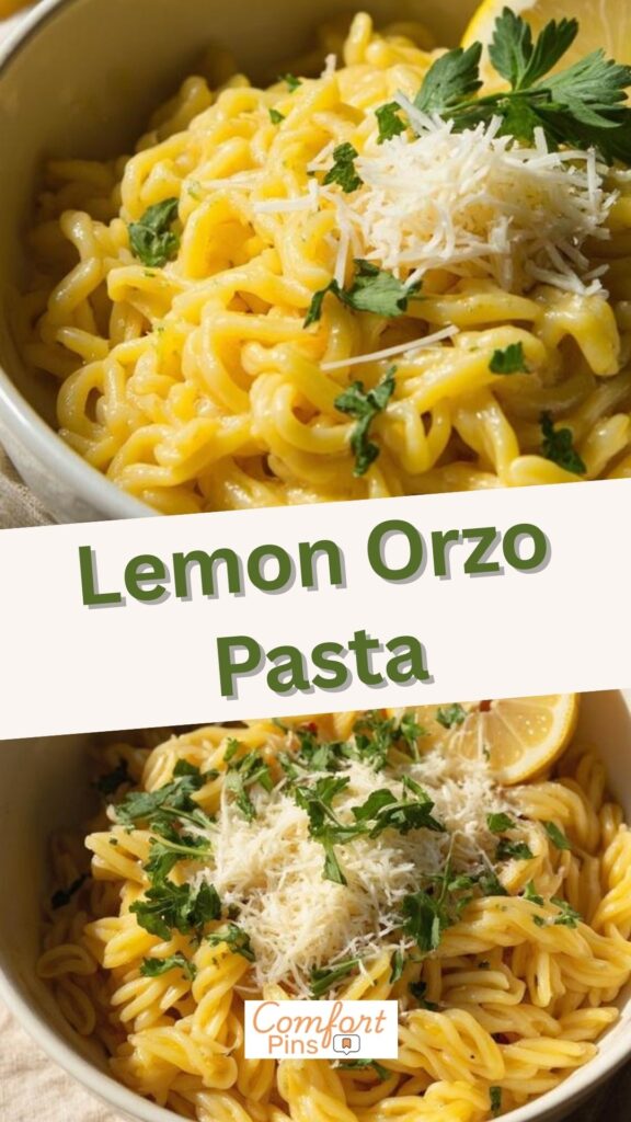 Lemon Orzo Pasta