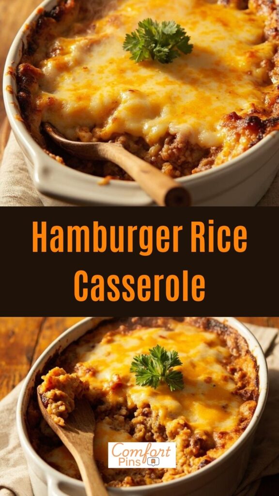 Hamburger Rice Casserole Hamburger Rice Casserole