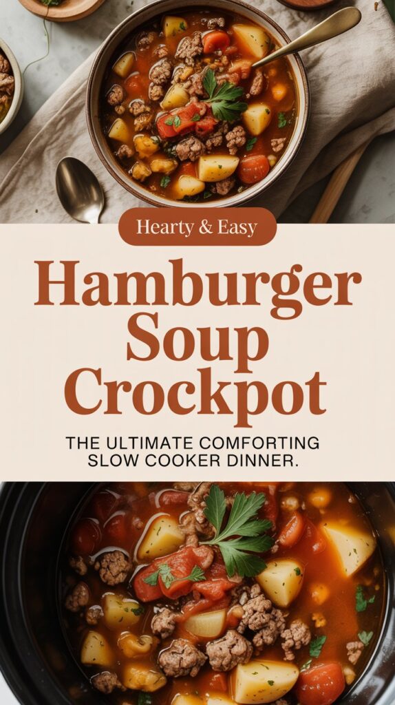 Hamburger Soup Crockpot Hamburger Soup Crockpot