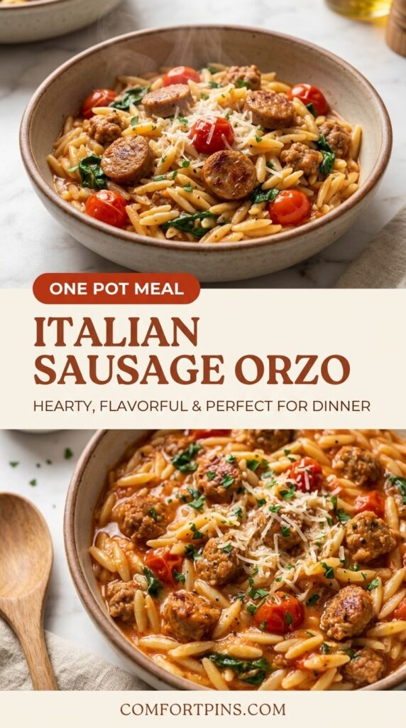 Italian Sausage Orzo