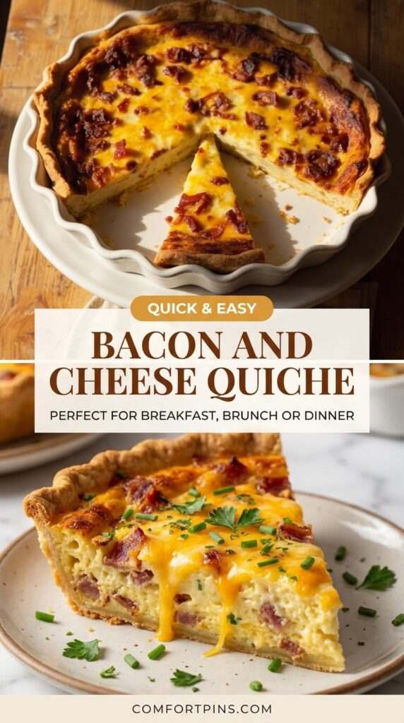 Bacon And Cheese Quiche
