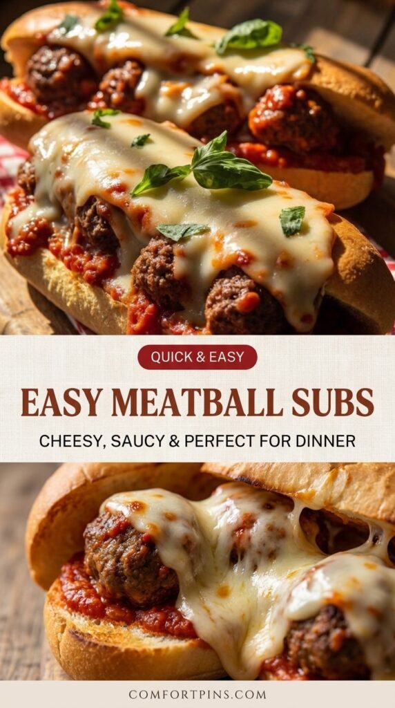 Easy Meatball Subs
