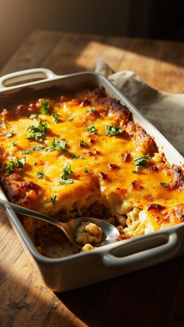 Hamburger And Potato Casserole