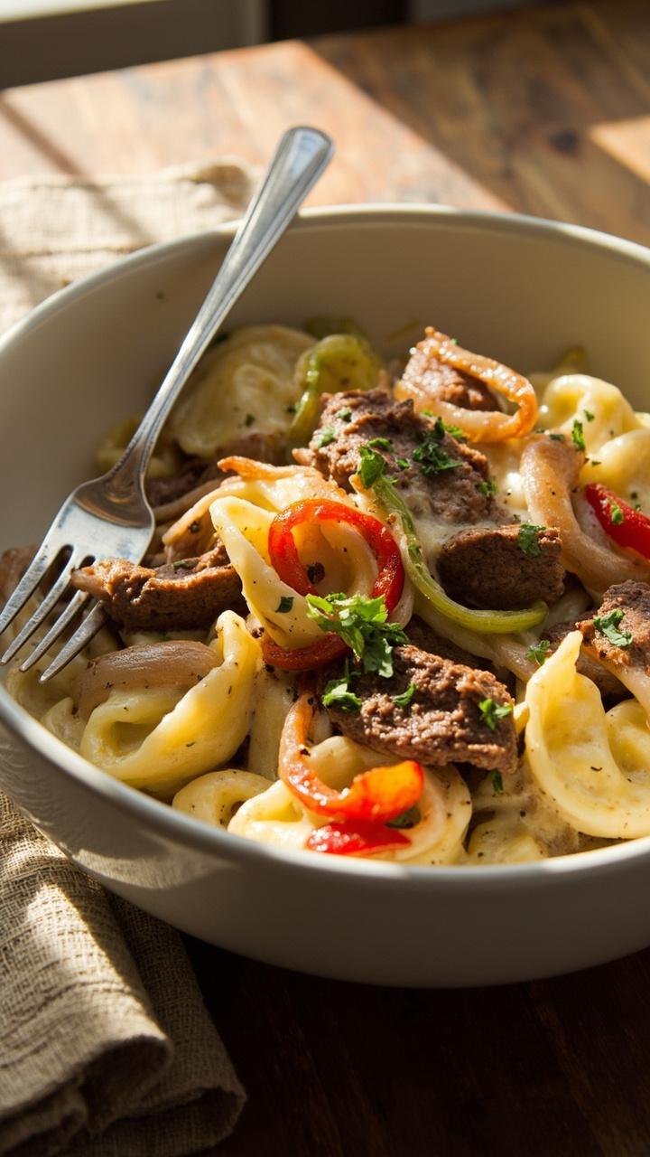 Cheesesteak Tortellini