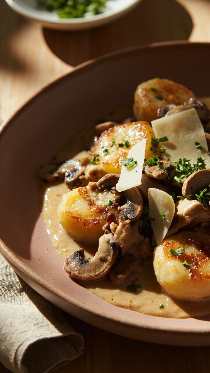 Mushroom Gnocchi