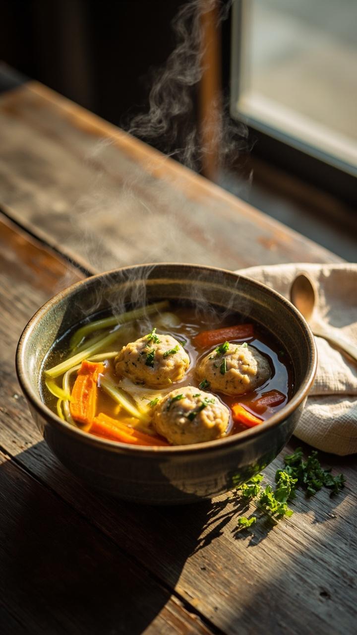 Chicken Meatball Soup