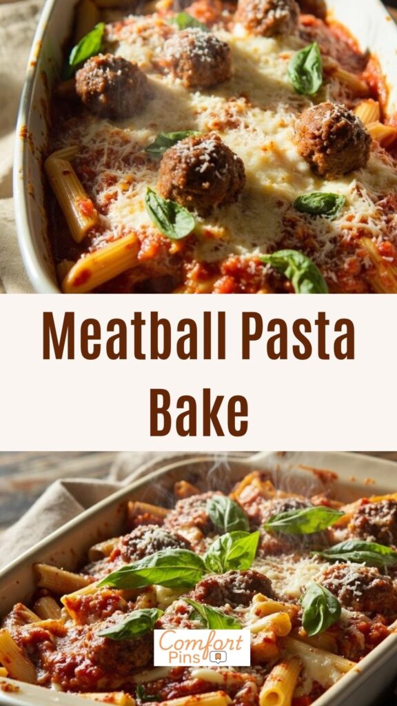 Meatball Pasta Bake