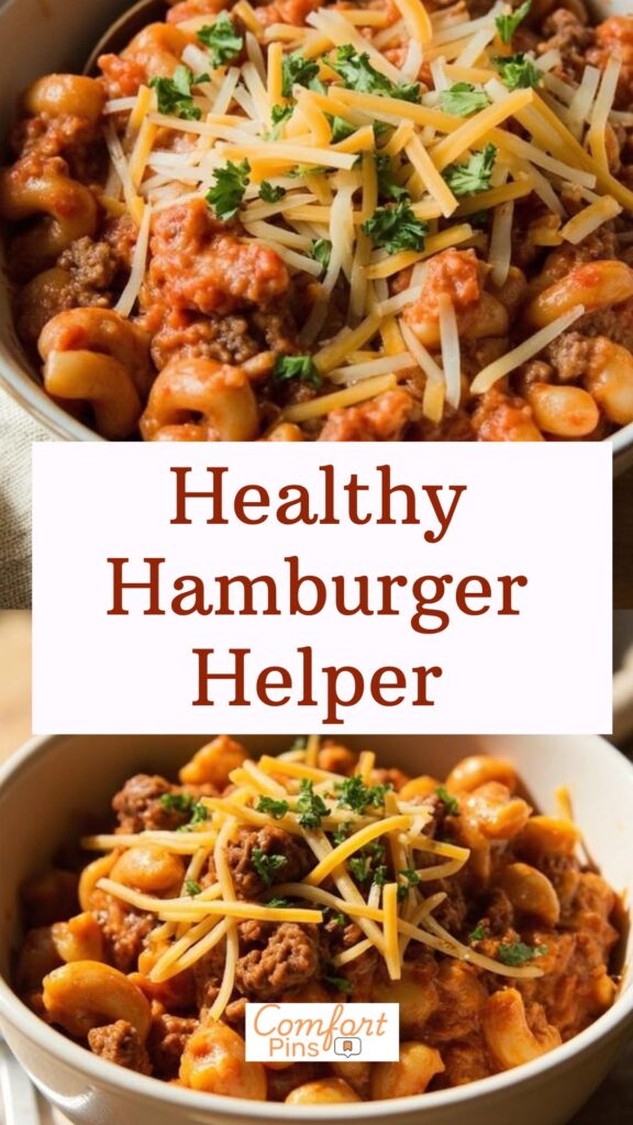 Healthy Hamburger Helper