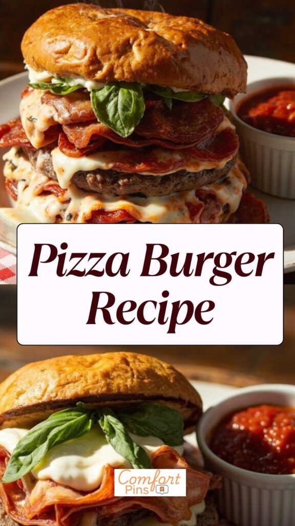 Pizza Burger Recipe