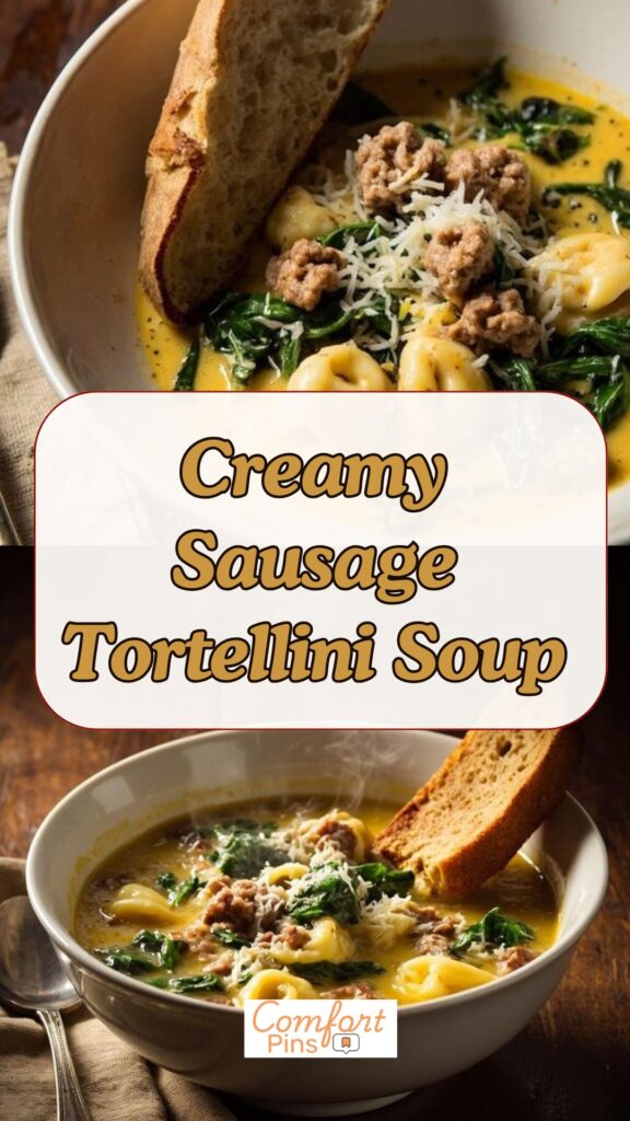 Creamy Sausage Tortellini Soup Creamy Sausage Tortellini Soup