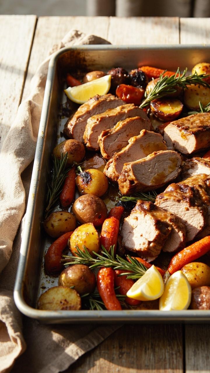 Pork Tenderloin Sheet Pan Dinner