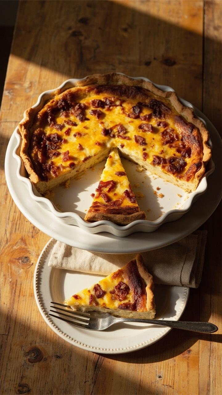 Bacon And Cheese Quiche