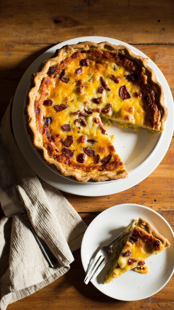 Bacon And Cheese Quiche