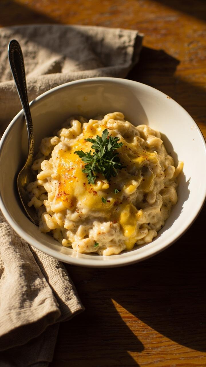 Cheesy Orzo