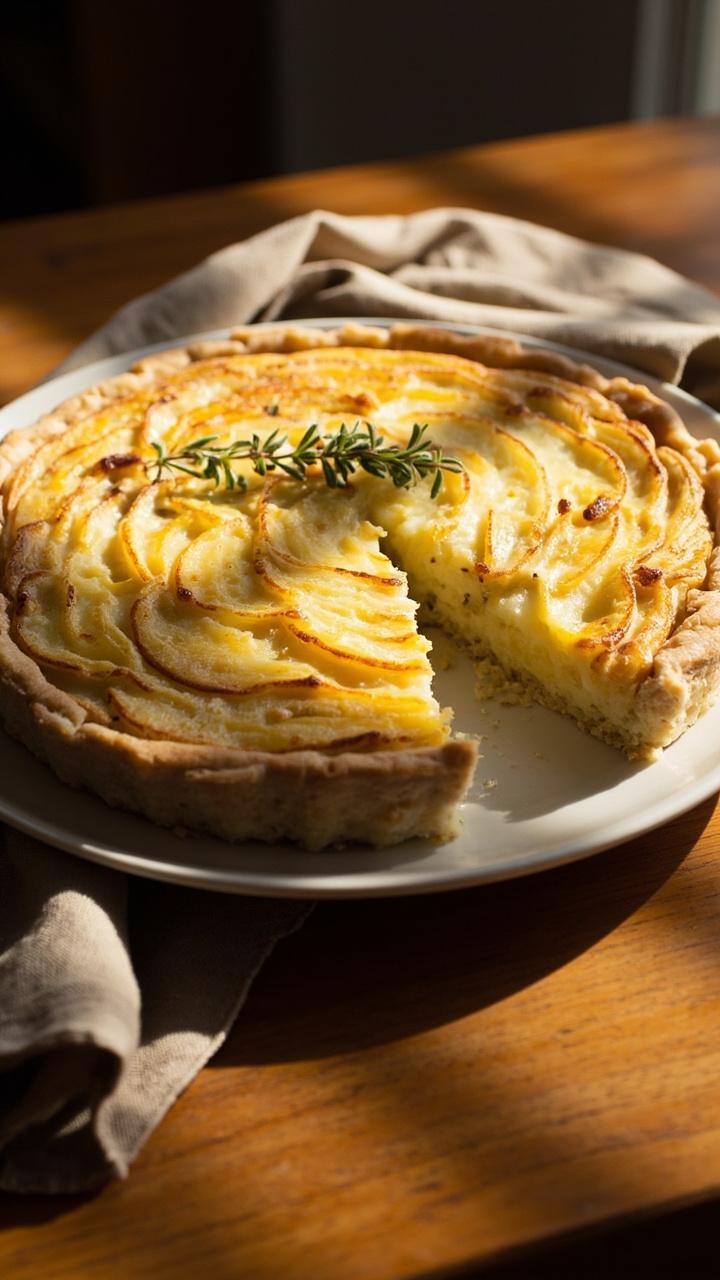Potato Crusted Quiche