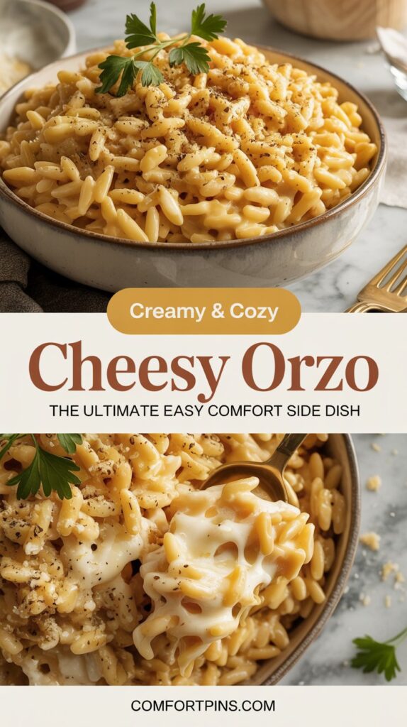 Cheesy Orzo Cheesy Orzo