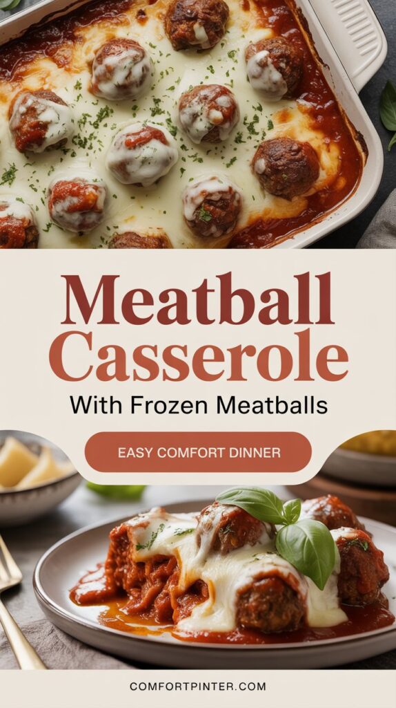 Meatball Casserole With Frozen Meatballs