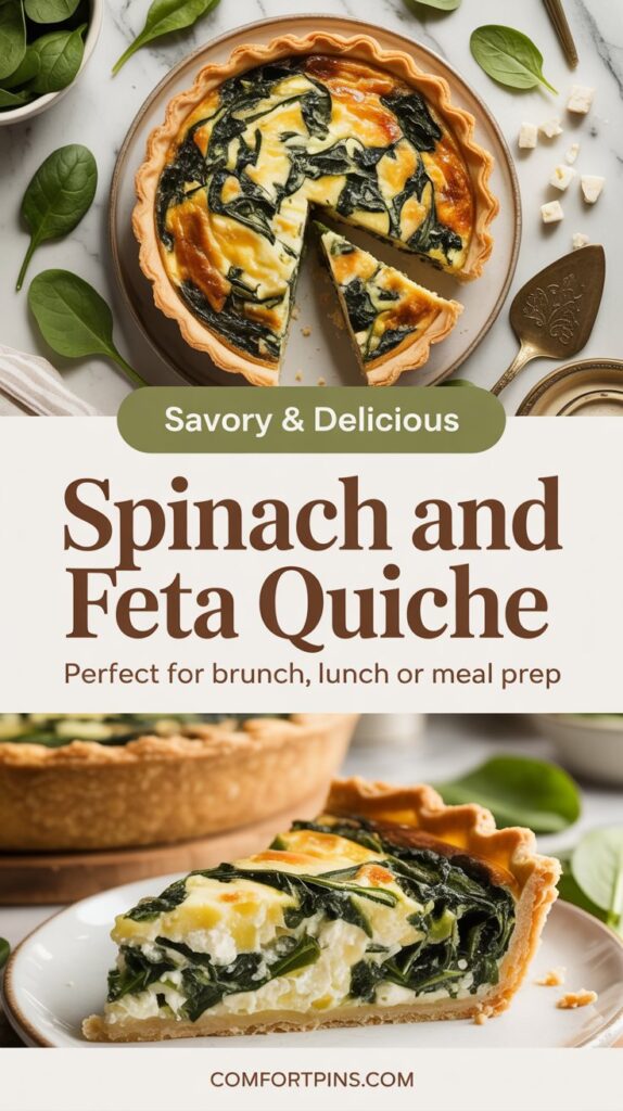 Spinach And Feta Quiche
