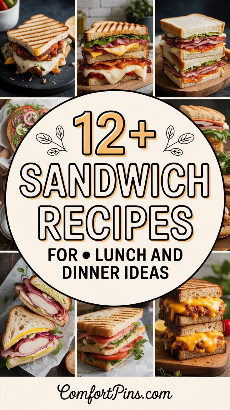 12+ Sandwich Recipes for Easy Lunch and Dinner Ideas