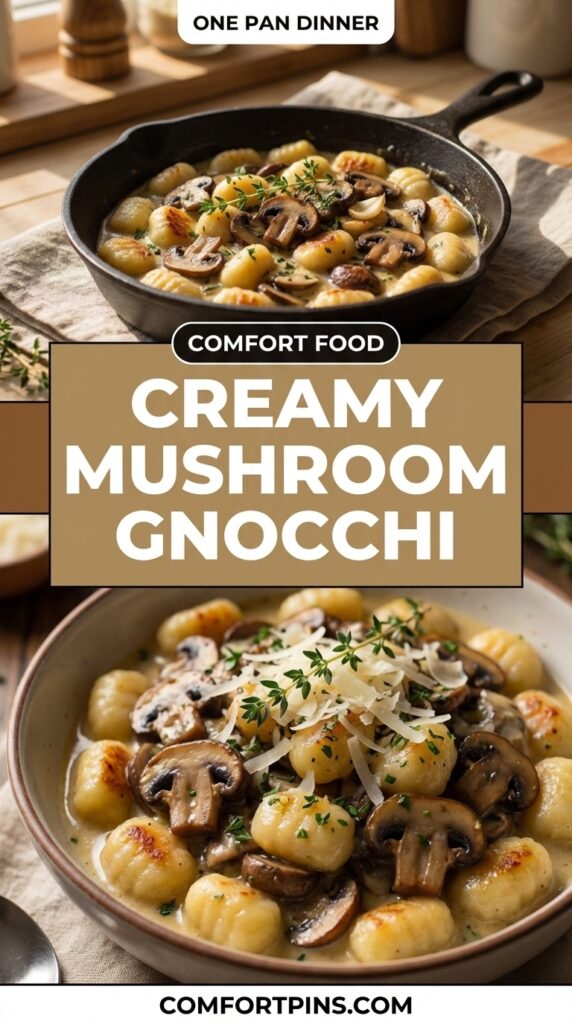 Mushroom Gnocchi Mushroom Gnocchi