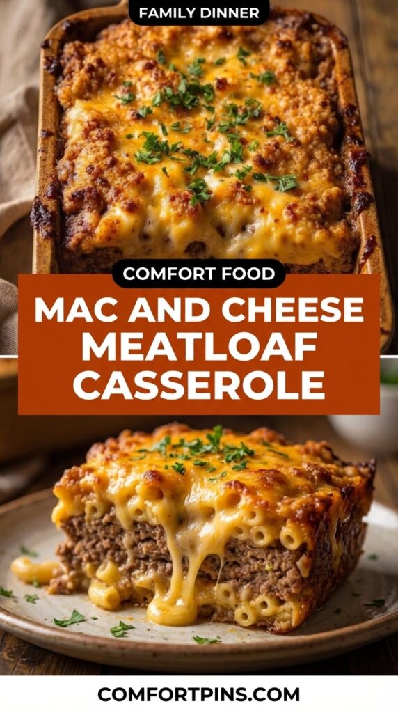 Mac And Cheese Meatloaf Casserole