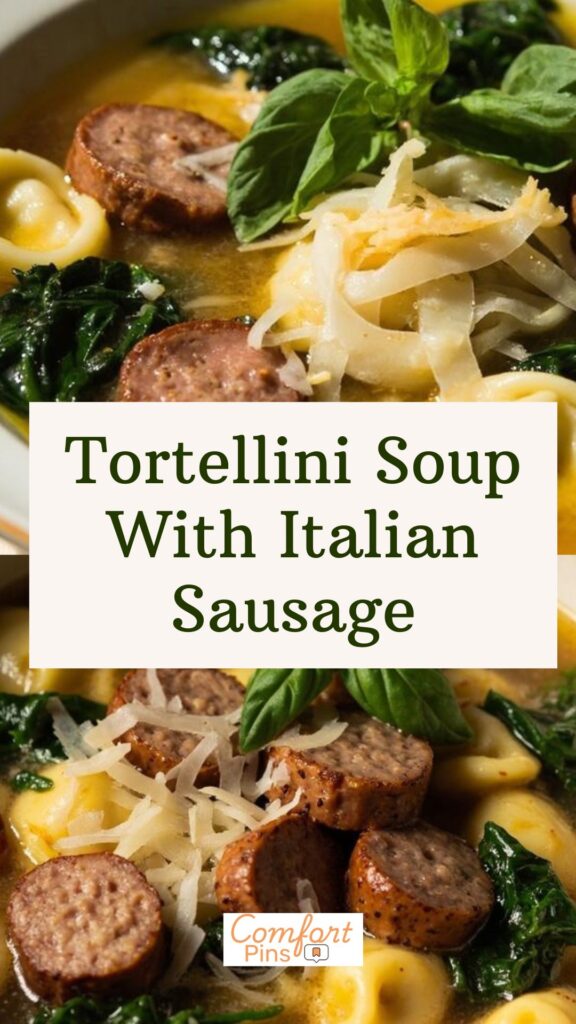 Tortellini Soup With Italian Sausage Tortellini Soup With Italian Sausage