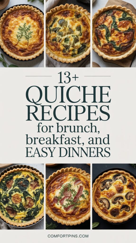 13+ Quiche Recipes for Brunch, Breakfast, and Easy Dinners 13+ Quiche Recipes for Brunch, Breakfast, and Easy Dinners