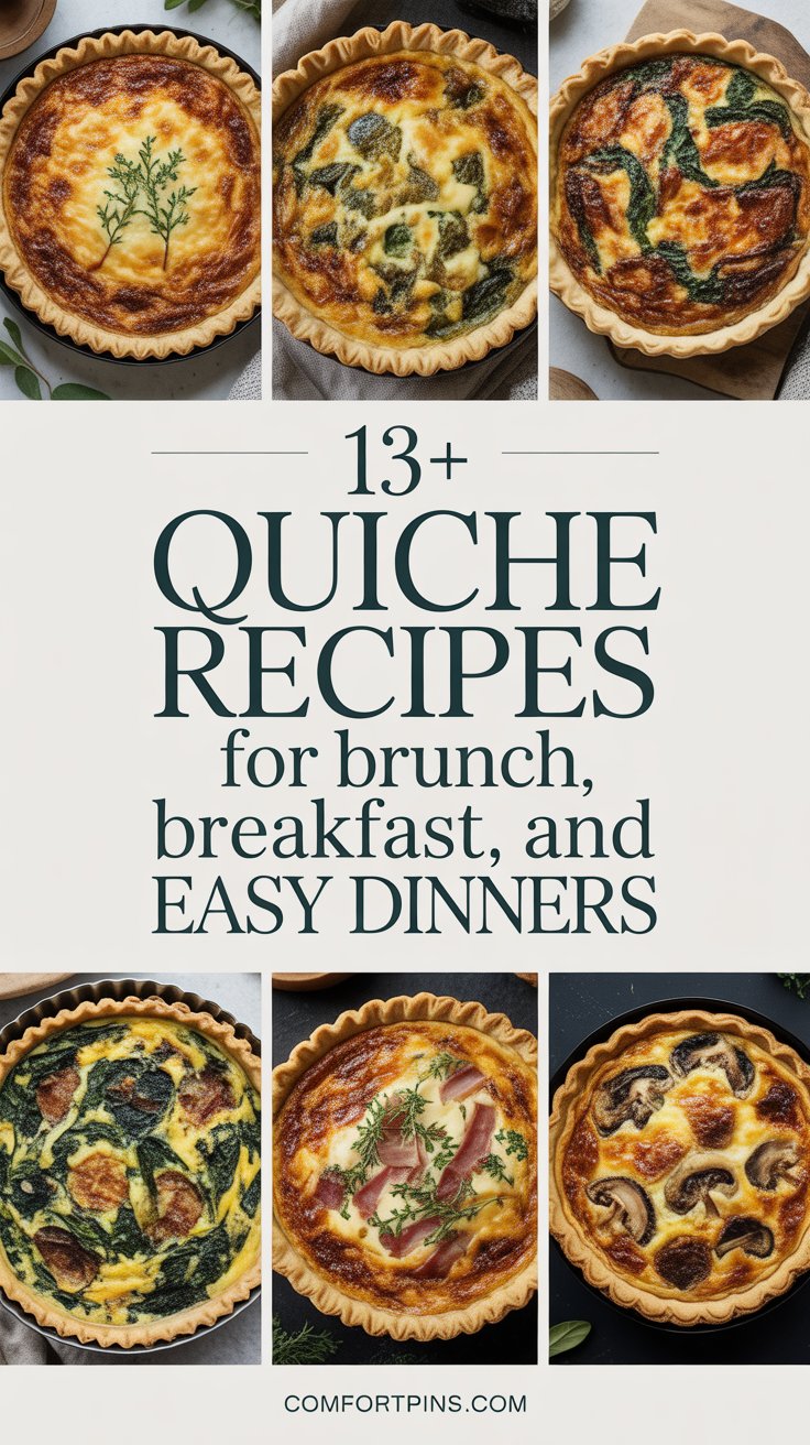 13+ Quiche Recipes for Brunch, Breakfast, and Easy Dinners