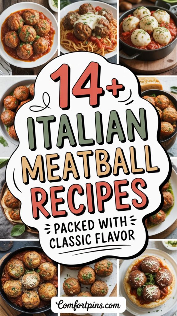 14+ Italian Meatball Recipes