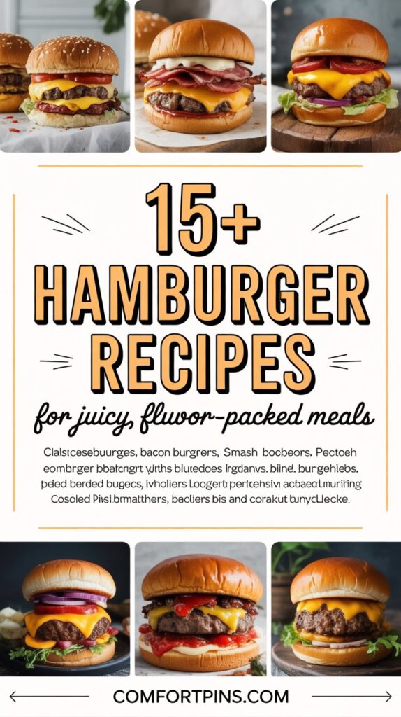 
15+ Hamburger Recipes
