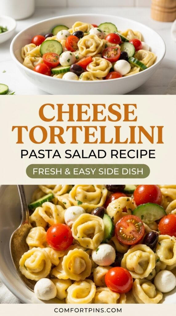 Cheese Tortellini Pasta Salad Recipe