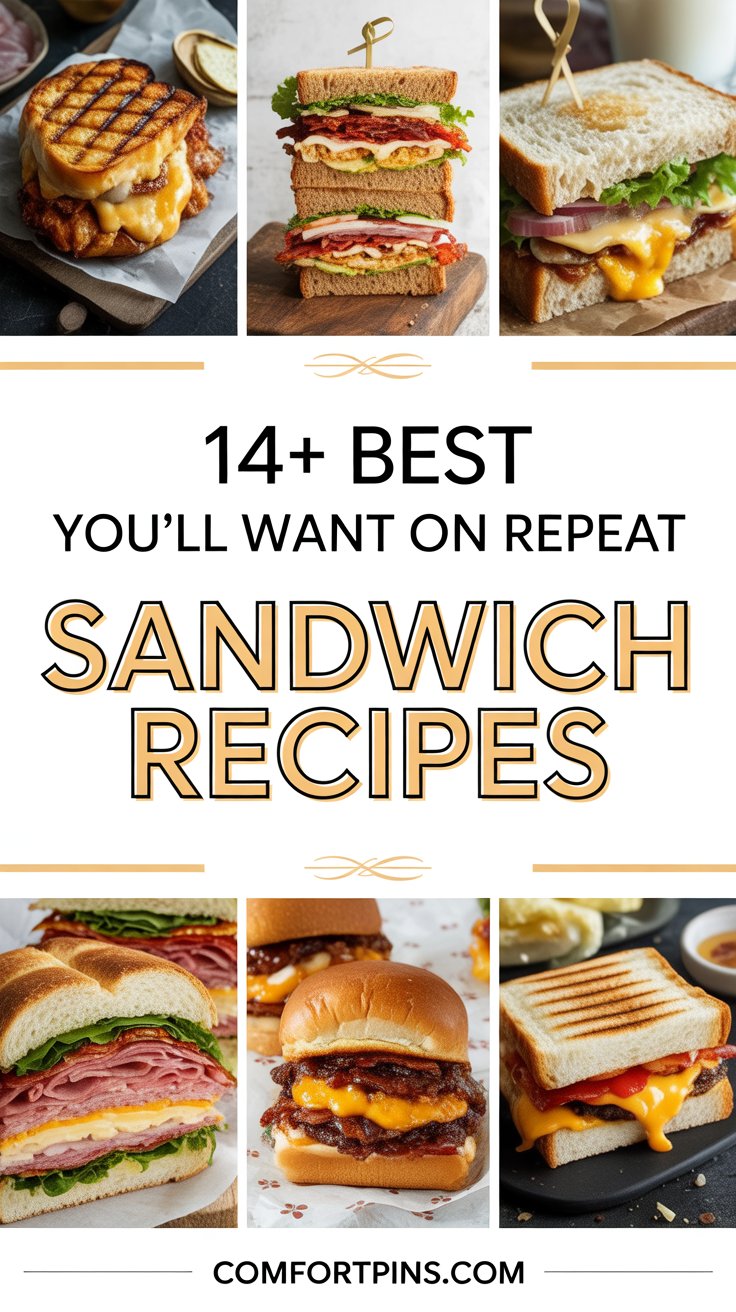 14+ Best Sandwich Recipes You’ll Want on Repeat